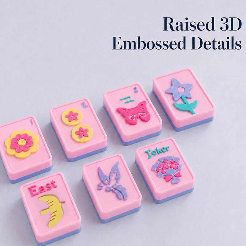 Pink American Mahjong Tile Set (160pc)